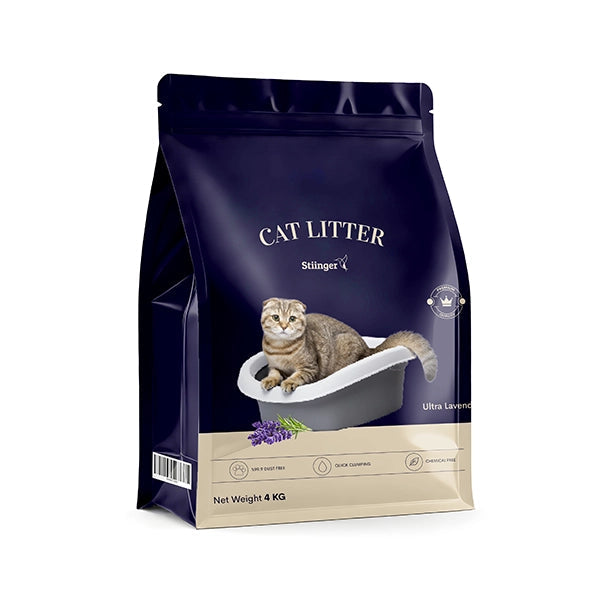 Value Pack: Eat & Poop (2 Dry Food + 2 Cat Litters) Stiinger