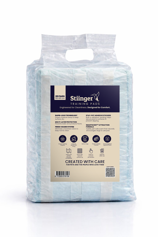 Stiinger Dog Pads With adhesive Strips | 60x90cm | 20 PCS