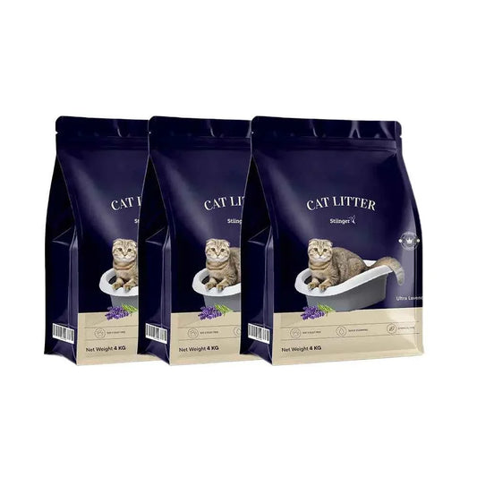 Buy 2 Get 1 FREE: Lavender Clumping Cat Litter, 4 KG
