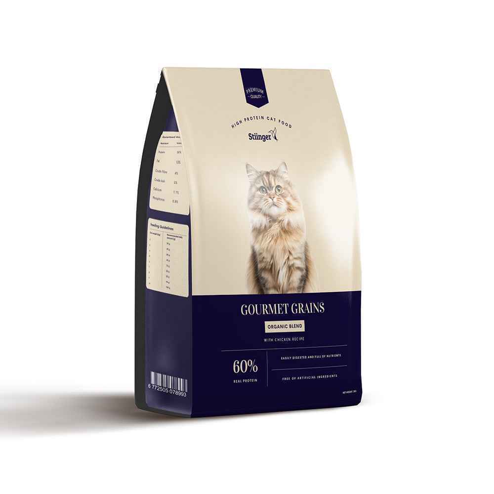 High-Protein Dry Cat Food, 3Kg