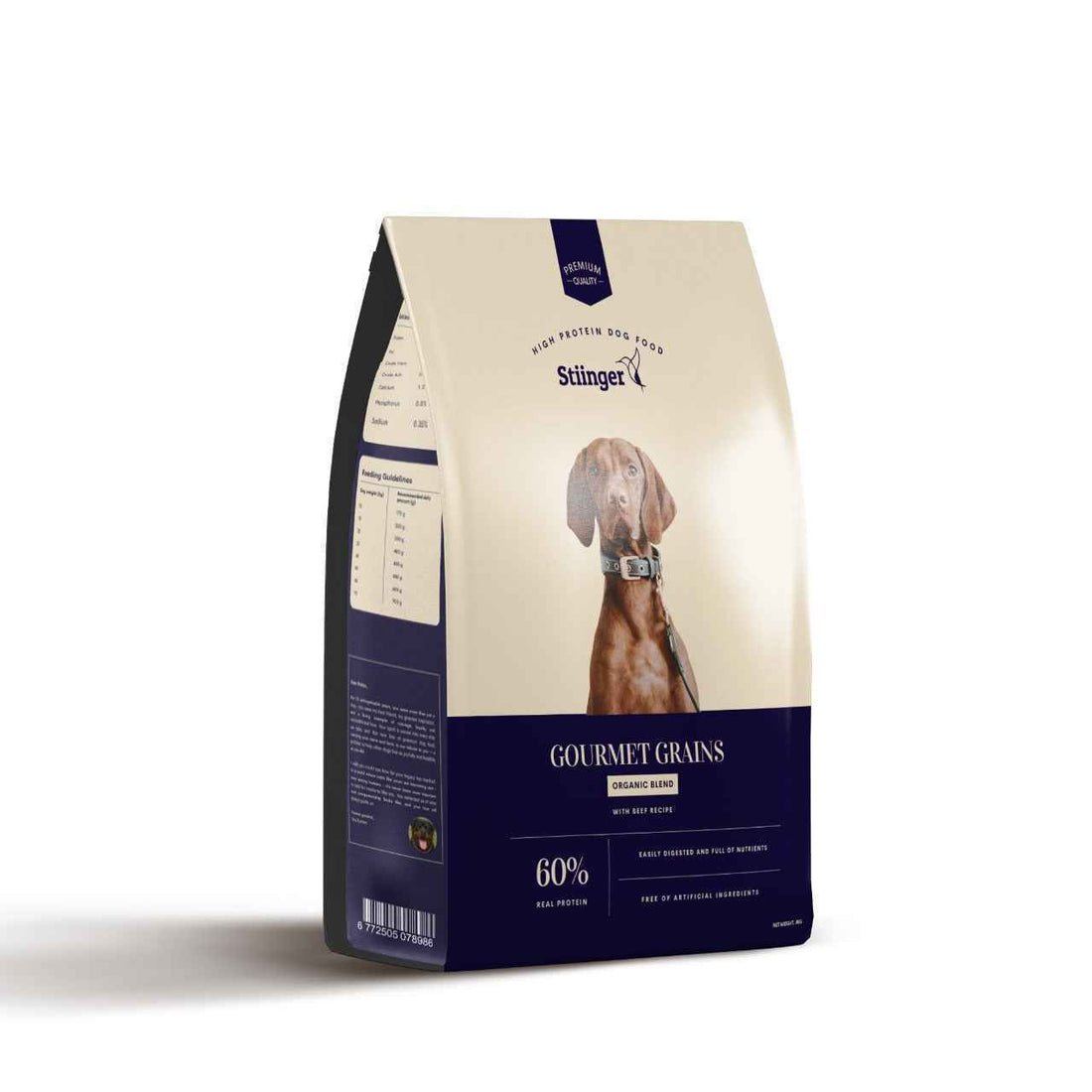 High-Protein Dog Dry Food, 4KG