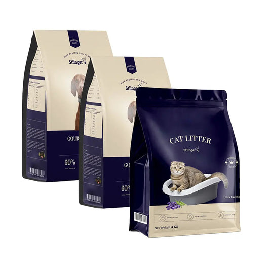 Buy 2 Get 1 Free: (2 Cat Dry Food + 1 Cat Litter) Stiinger