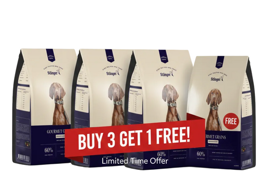 Buy 3 High-Protein Dog Dry Food 4KG - Get 1 For FREE Stiinger